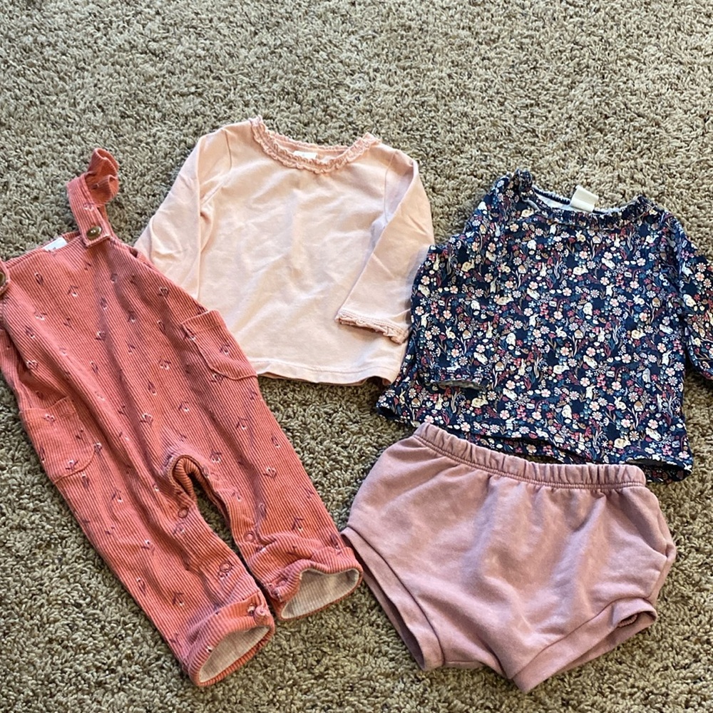 Adorable baby girl set bundle